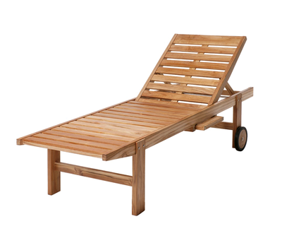 Möbel - Gartenliege Aurora aus Teak-Holz, verstellbar - Holz im Garten