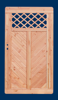 Wilsede Sichtschutz-Tür U, 100 x 178,5 cm