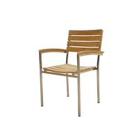 Gartenstühle Alu Holz Stapelbar