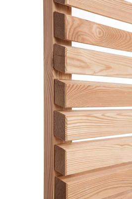 Sichtschutz Moderner Sichtschutzzaun Aus Sibirischer Larche Holz Im Garten