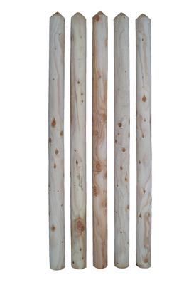 Lärche unbehandelt - Zaunlatten Lärche gefräst 1 m - Holz im Garten